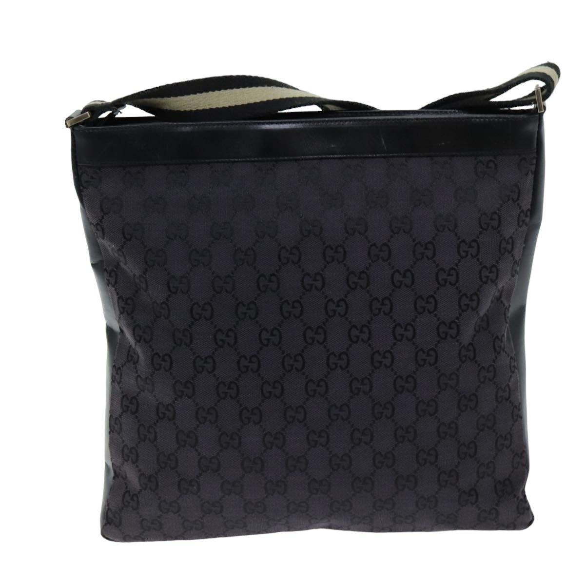 Gucci Jackie Black Canvas Shoulder Bag (Pre-Owned) Size ONE SIZE - 2 Thumbnail