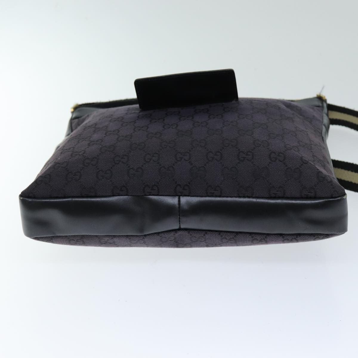 Gucci Jackie Black Canvas Shoulder Bag (Pre-Owned) Size ONE SIZE - 3 Thumbnail