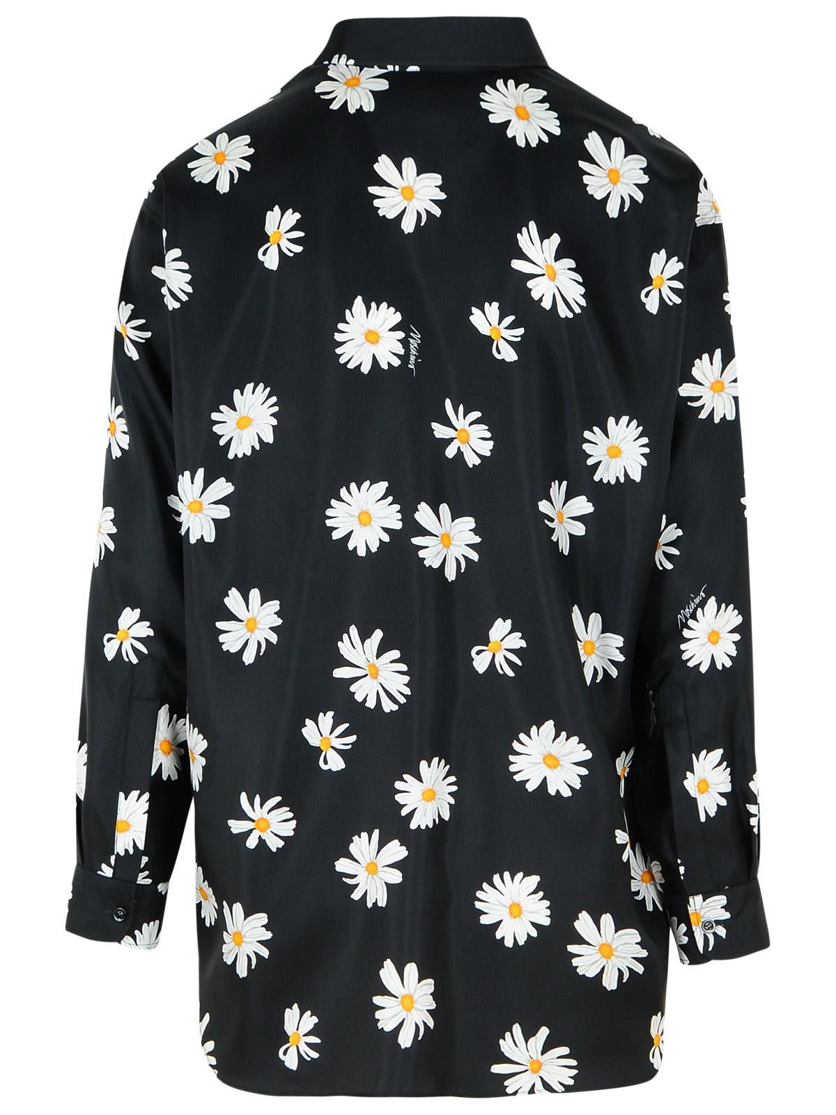 Moschino MOSCHINO Black Silk Shirt Size US XL / EU 56 / 4 - 3 Thumbnail