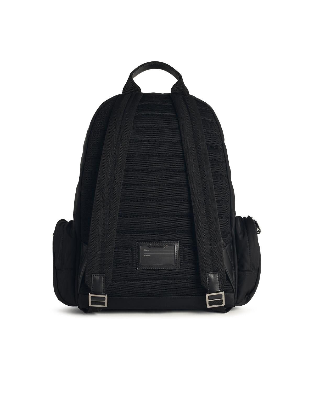Dolce & Gabbana DOLCE & GABBANA Black Nylon Blend Backpack Size ONE SIZE - 3 Thumbnail