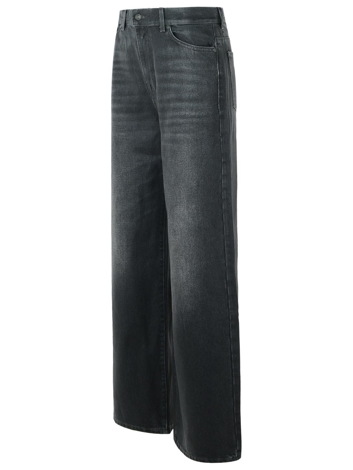 7 For All Mankind 7 FOR ALL MANKIND 'Liquorice' Black Denim Jeans Size 28" / US 6 / IT 42 - 2 Thumbnail