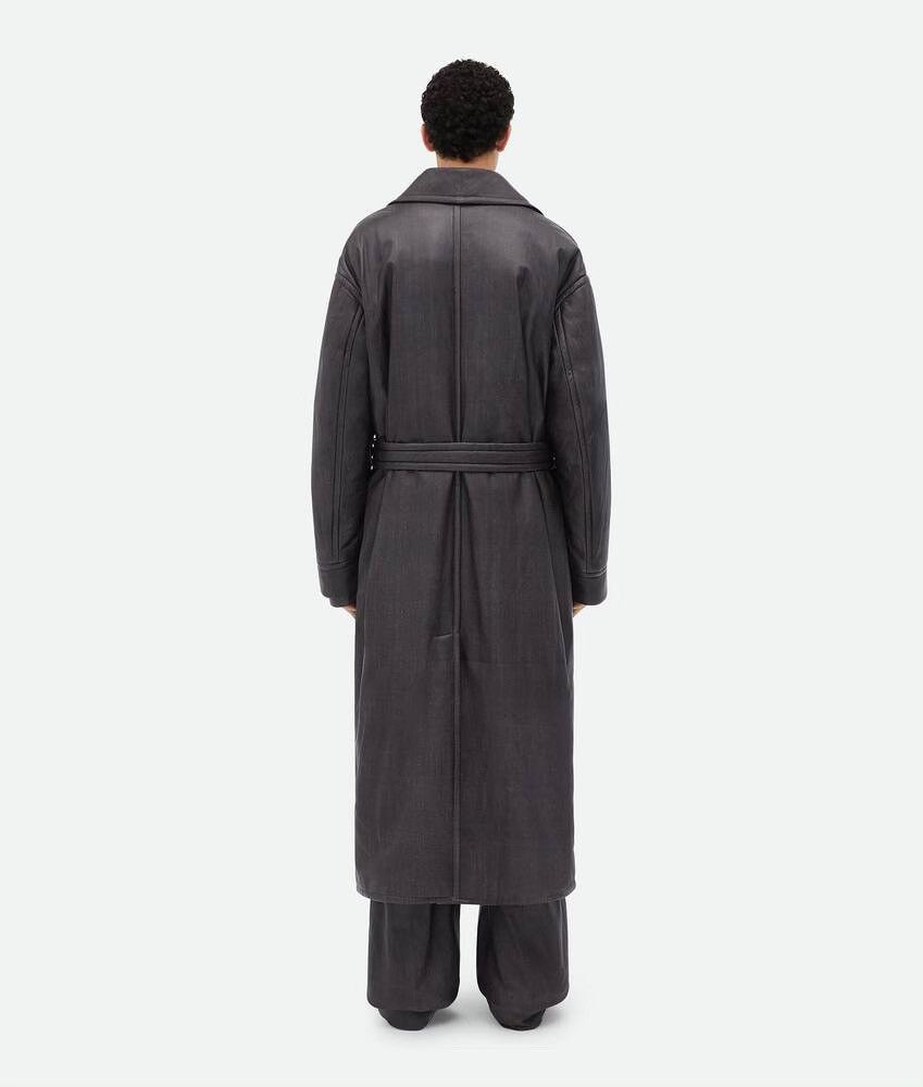 Bottega Veneta $12.5K VALUE Printed Leather Chevron Coat Size US M / EU 48-50 / 2 - 3 Thumbnail