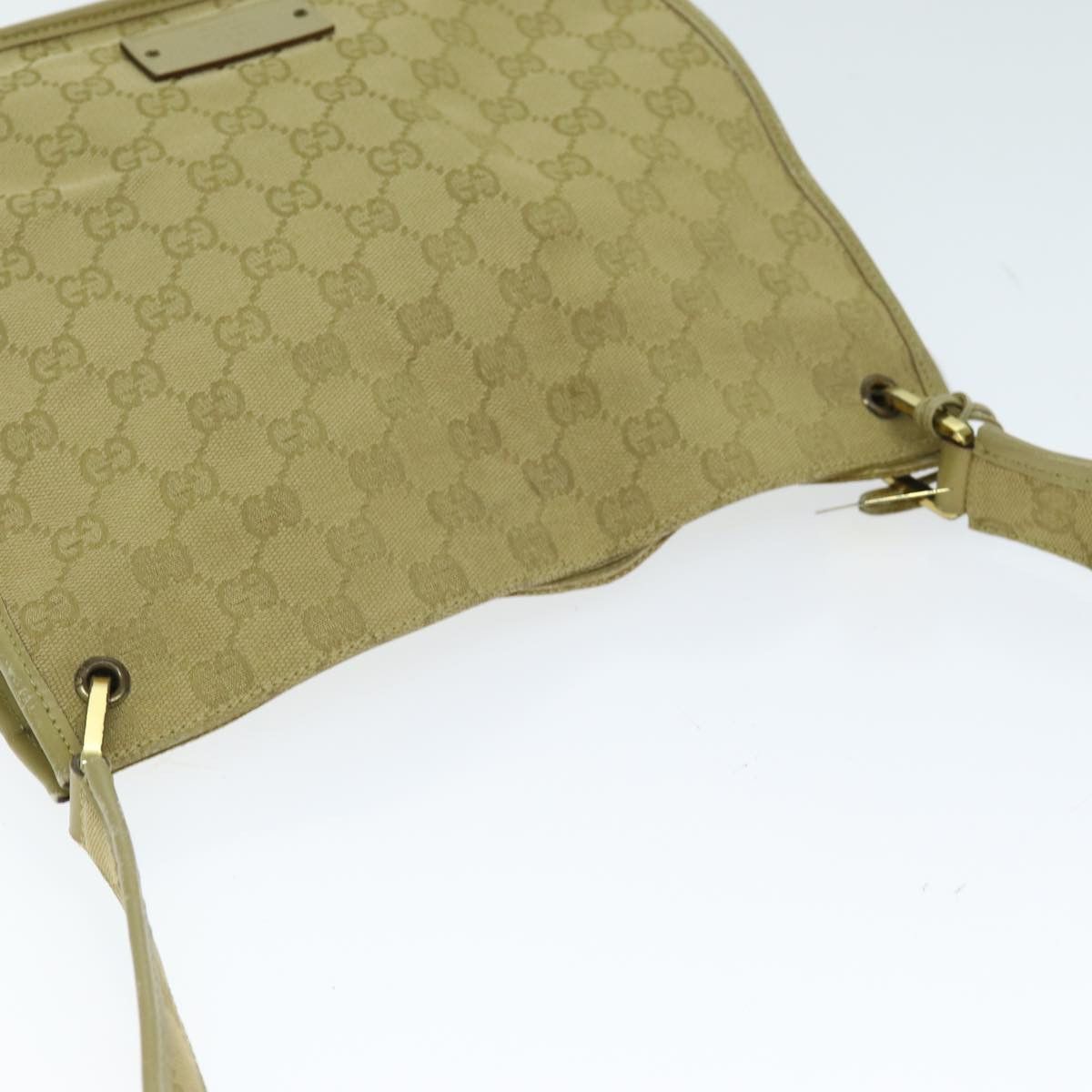 Gucci Gg Canvas Beige Canvas Shoulder Bag (Pre-Owned) Size ONE SIZE - 4 Thumbnail