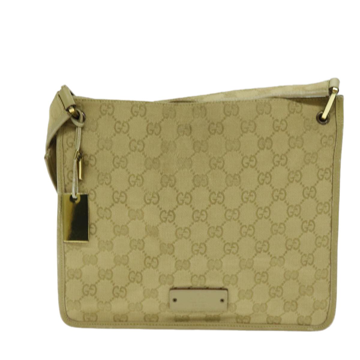 Gucci Gg Canvas Beige Canvas Shoulder Bag (Pre-Owned) Size ONE SIZE - 18 Thumbnail