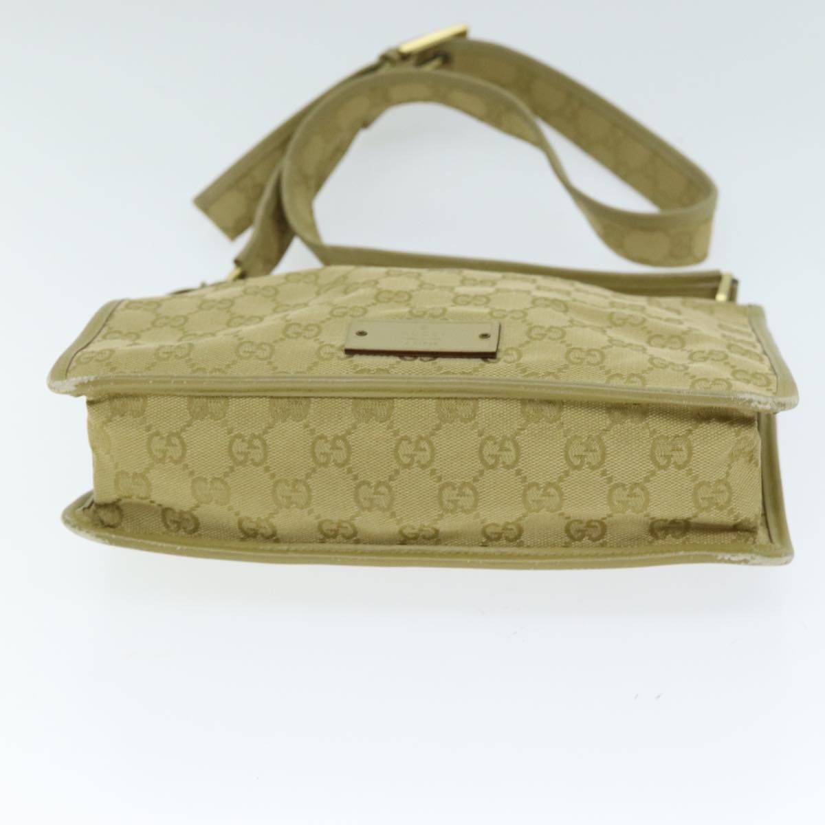Gucci Gg Canvas Beige Canvas Shoulder Bag (Pre-Owned) Size ONE SIZE - 3 Thumbnail