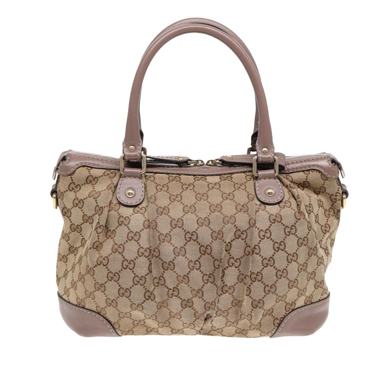 Gucci Sukey Beige Canvas Handbag (Pre-Owned) Size ONE SIZE - 2 Thumbnail