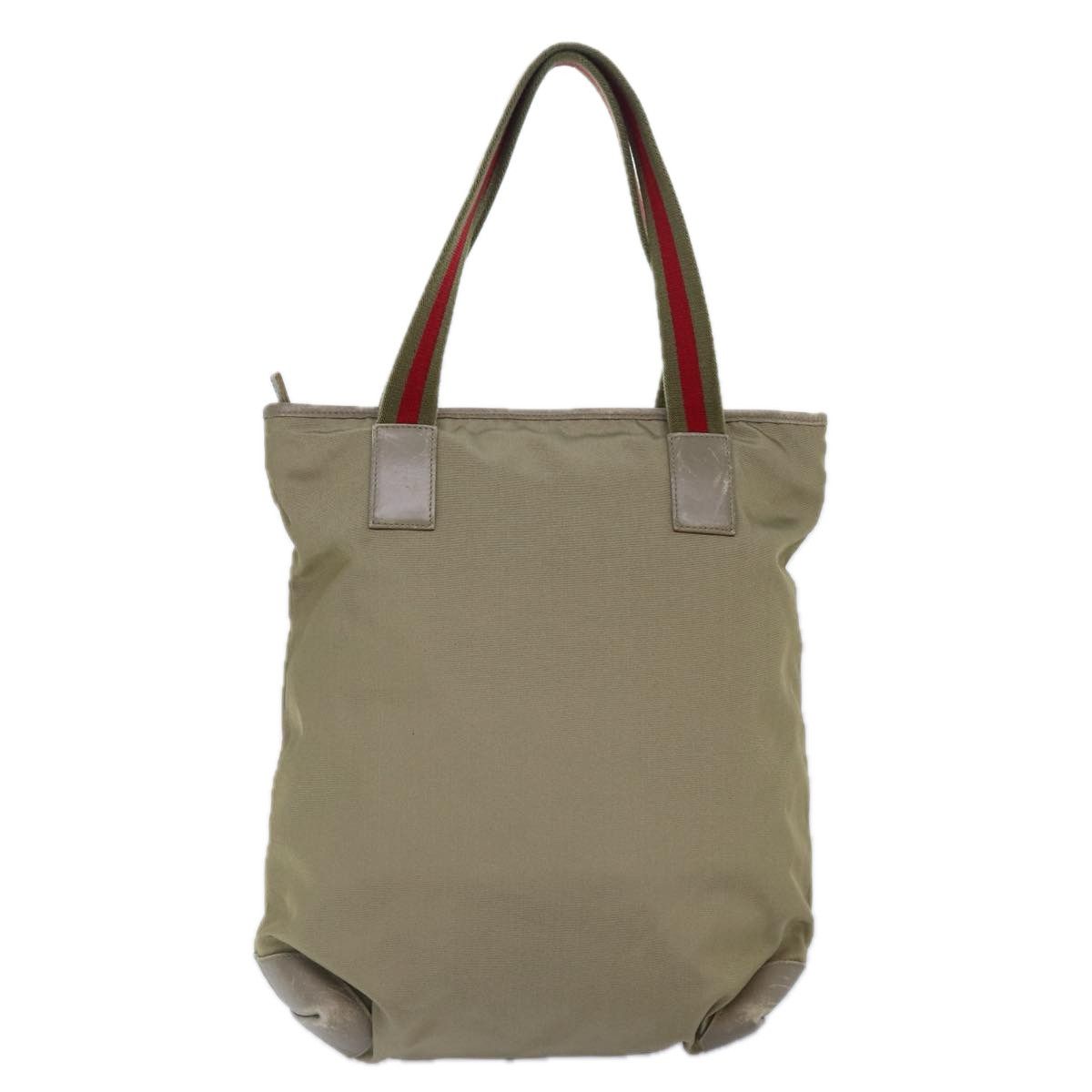 Gucci -- Beige Synthetic Tote Bag (Pre-Owned) Size ONE SIZE - 2 Thumbnail