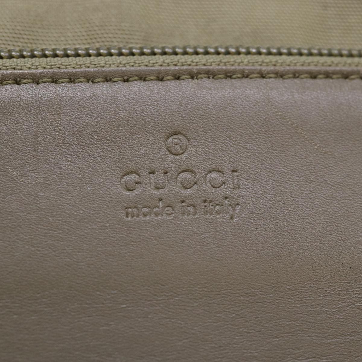 Gucci -- Beige Synthetic Tote Bag (Pre-Owned) Size ONE SIZE - 18 Thumbnail