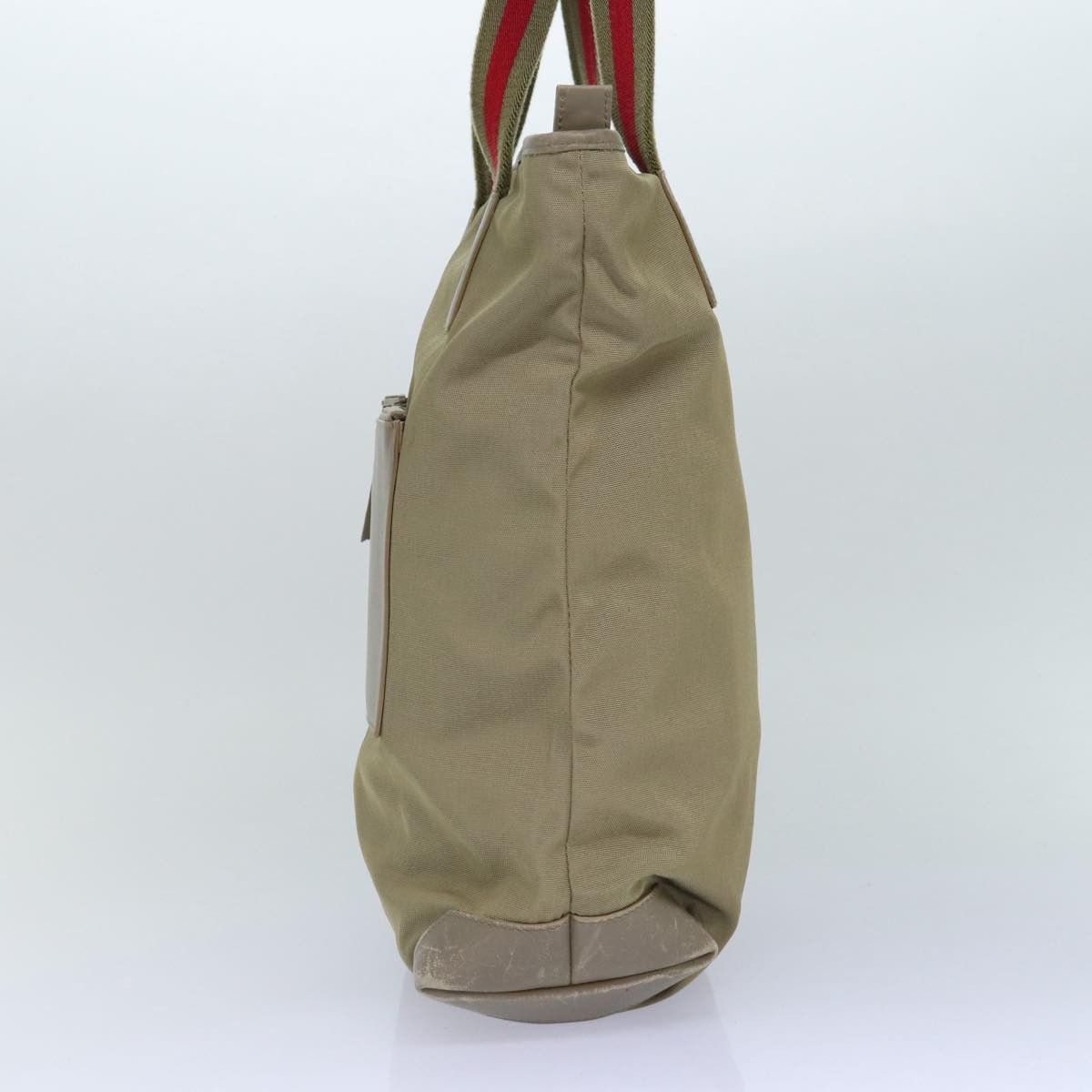 Gucci -- Beige Synthetic Tote Bag (Pre-Owned) Size ONE SIZE - 10 Thumbnail