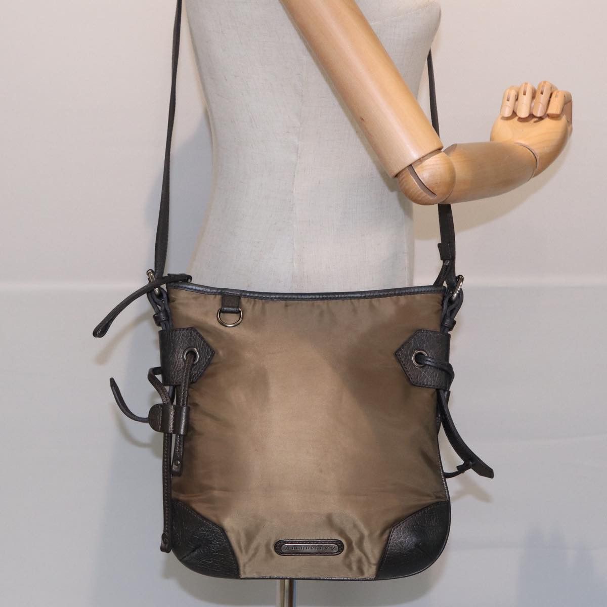 Burberry Beige Synthetic Shoulder Bag (Pre-Owned) Size ONE SIZE - 6 Thumbnail