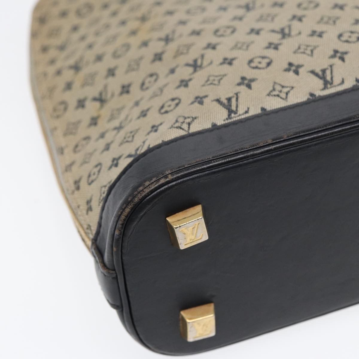 Louis Vuitton Alma Blue Canvas Handbag (Pre-Owned) Size ONE SIZE - 9 Thumbnail