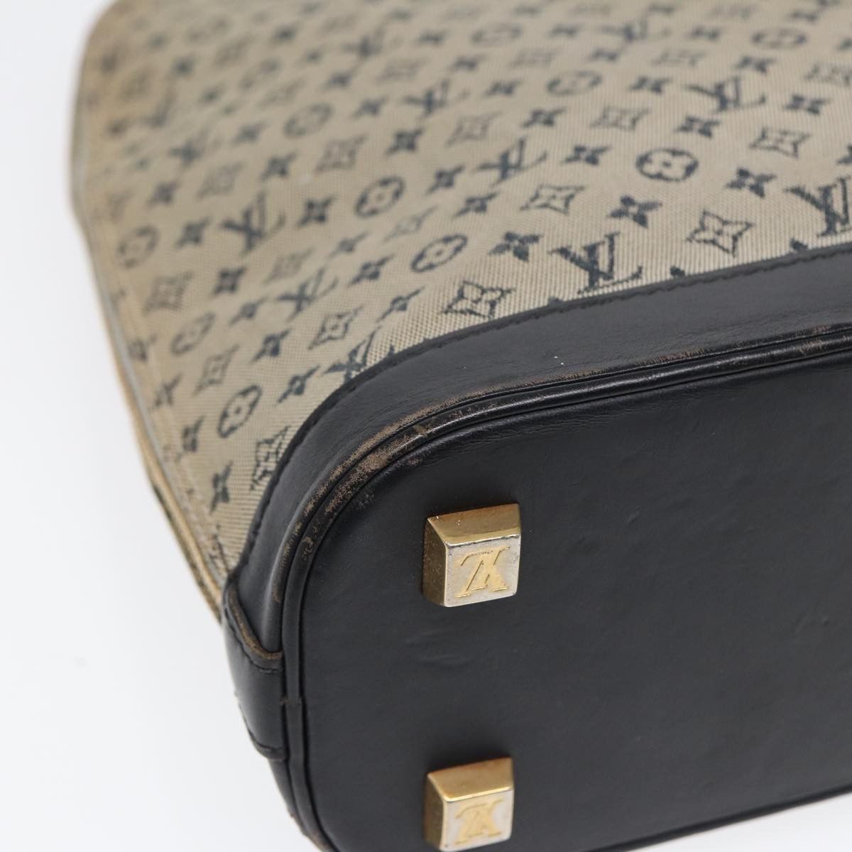 Louis Vuitton Alma Blue Canvas Handbag (Pre-Owned) Size ONE SIZE - 7 Thumbnail