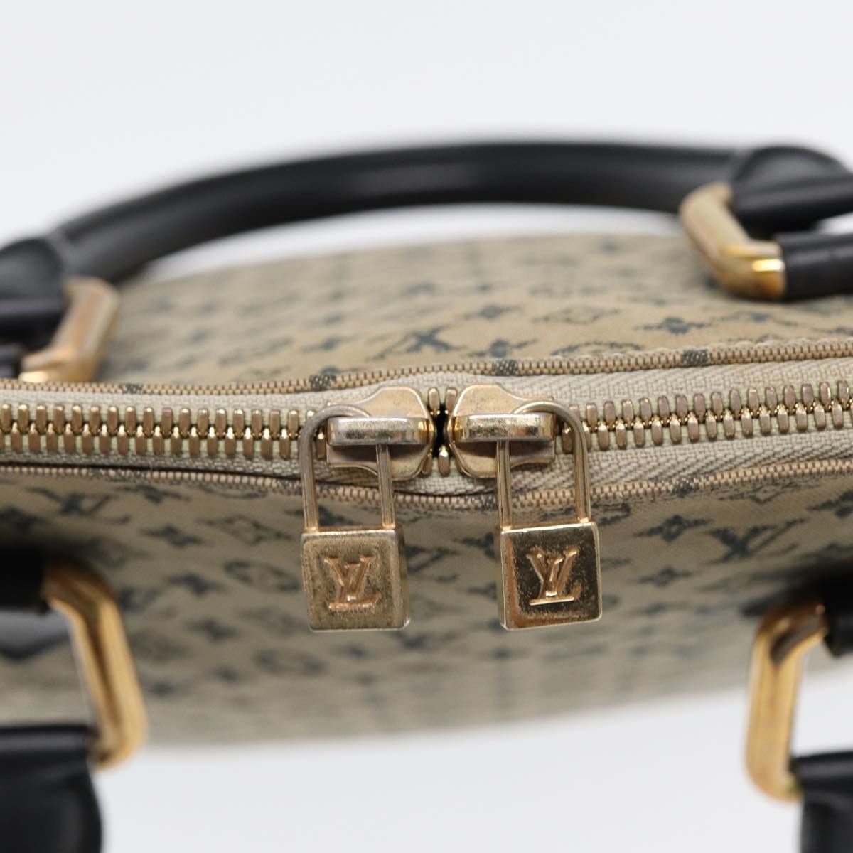Louis Vuitton Alma Blue Canvas Handbag (Pre-Owned) Size ONE SIZE - 11 Thumbnail