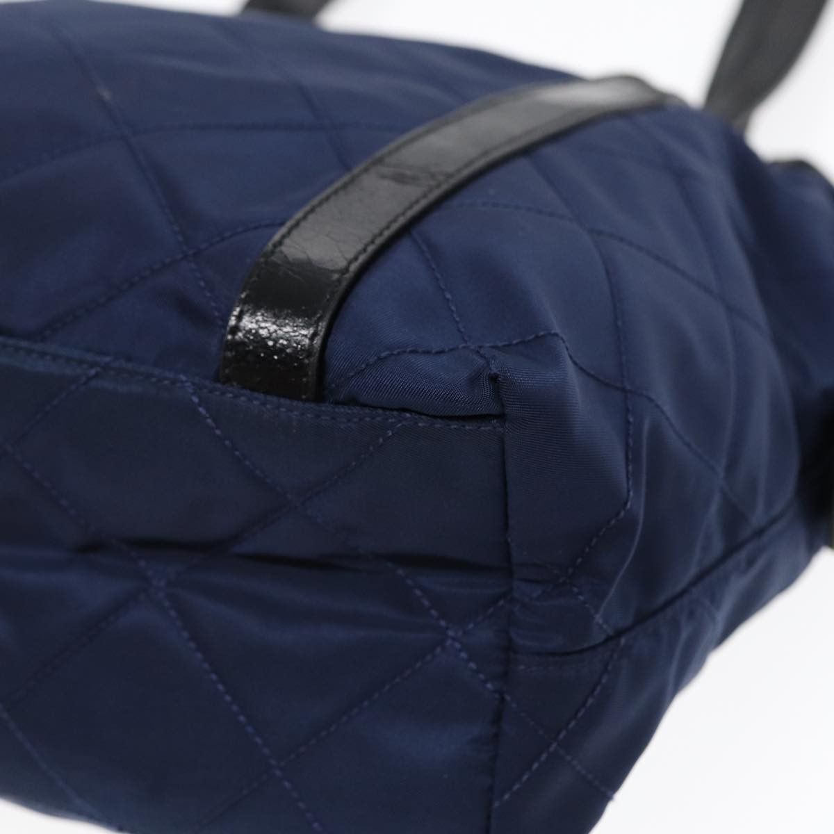 Prada Tessuto Navy Synthetic Shoulder Bag (Pre-Owned) Size ONE SIZE - 14 Thumbnail