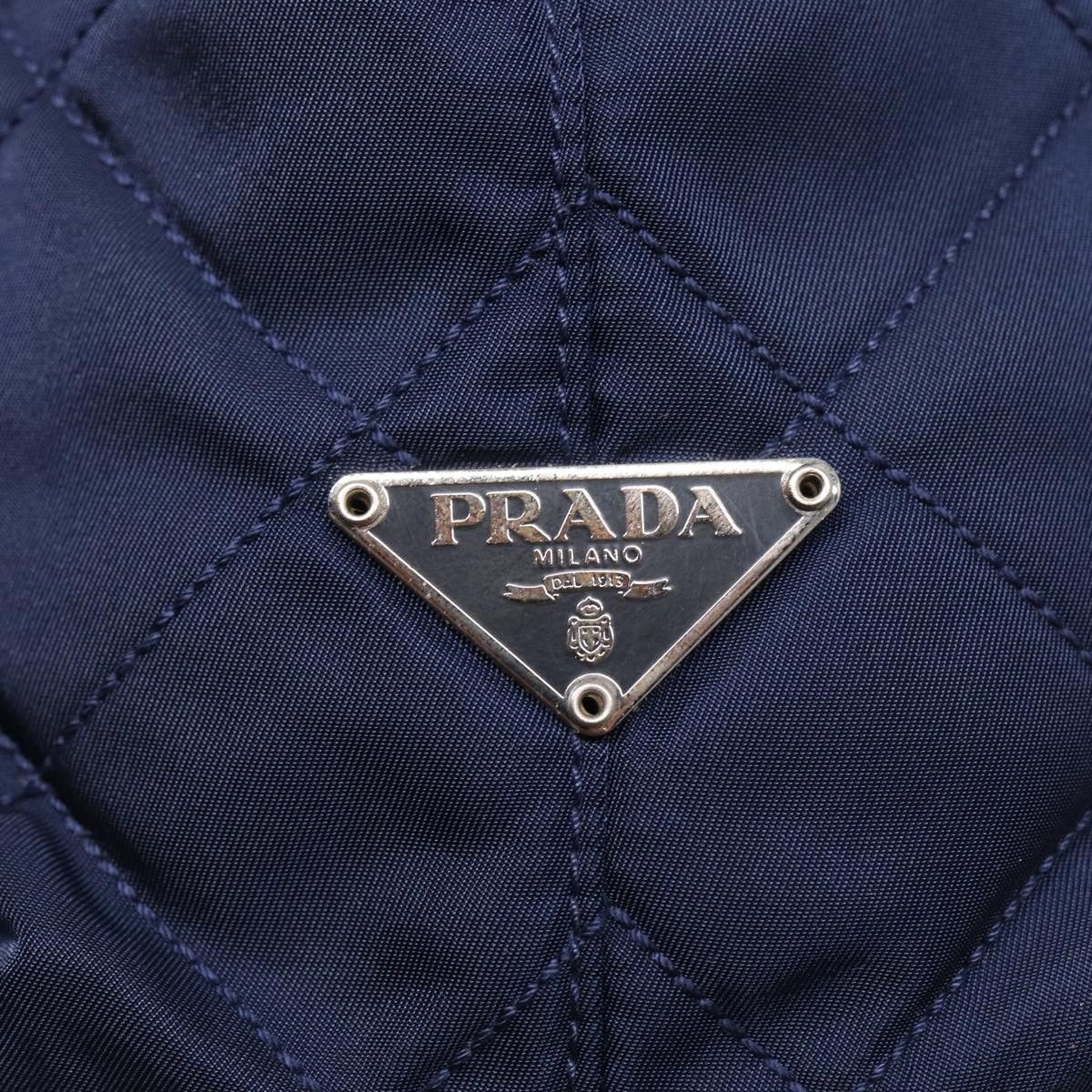 Prada Tessuto Navy Synthetic Shoulder Bag (Pre-Owned) Size ONE SIZE - 20 Thumbnail