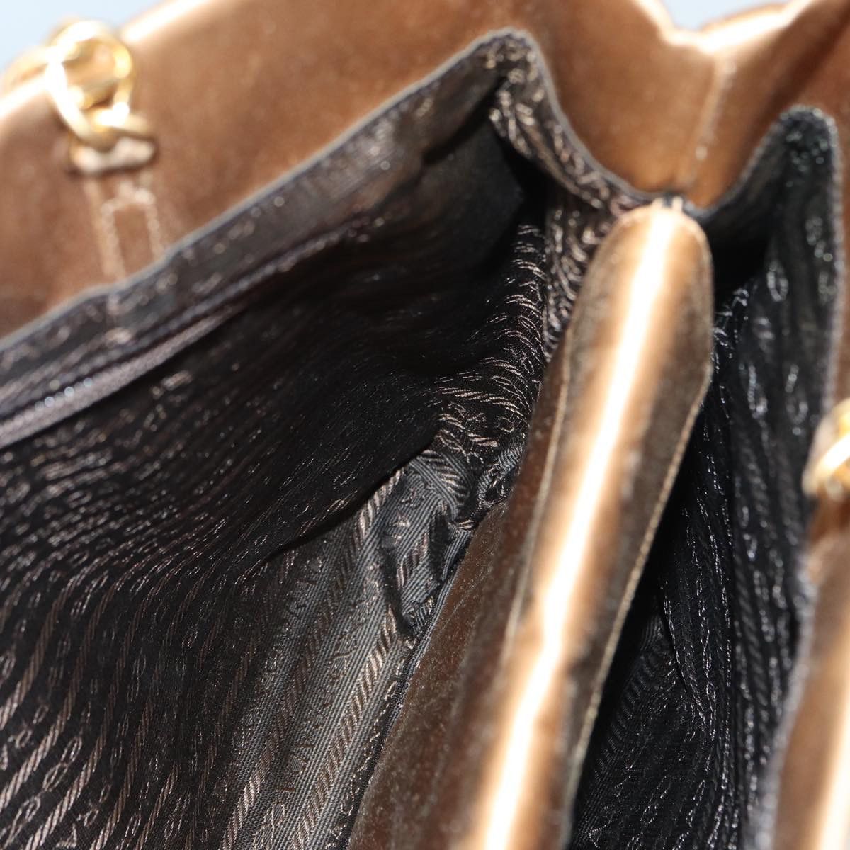 Prada Tessuto Brown Synthetic Handbag (Pre-Owned) Size ONE SIZE - 14 Thumbnail