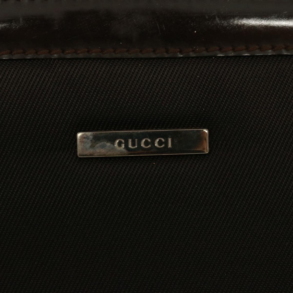 Gucci -- Brown Synthetic Handbag (Pre-Owned) Size ONE SIZE - 18 Thumbnail