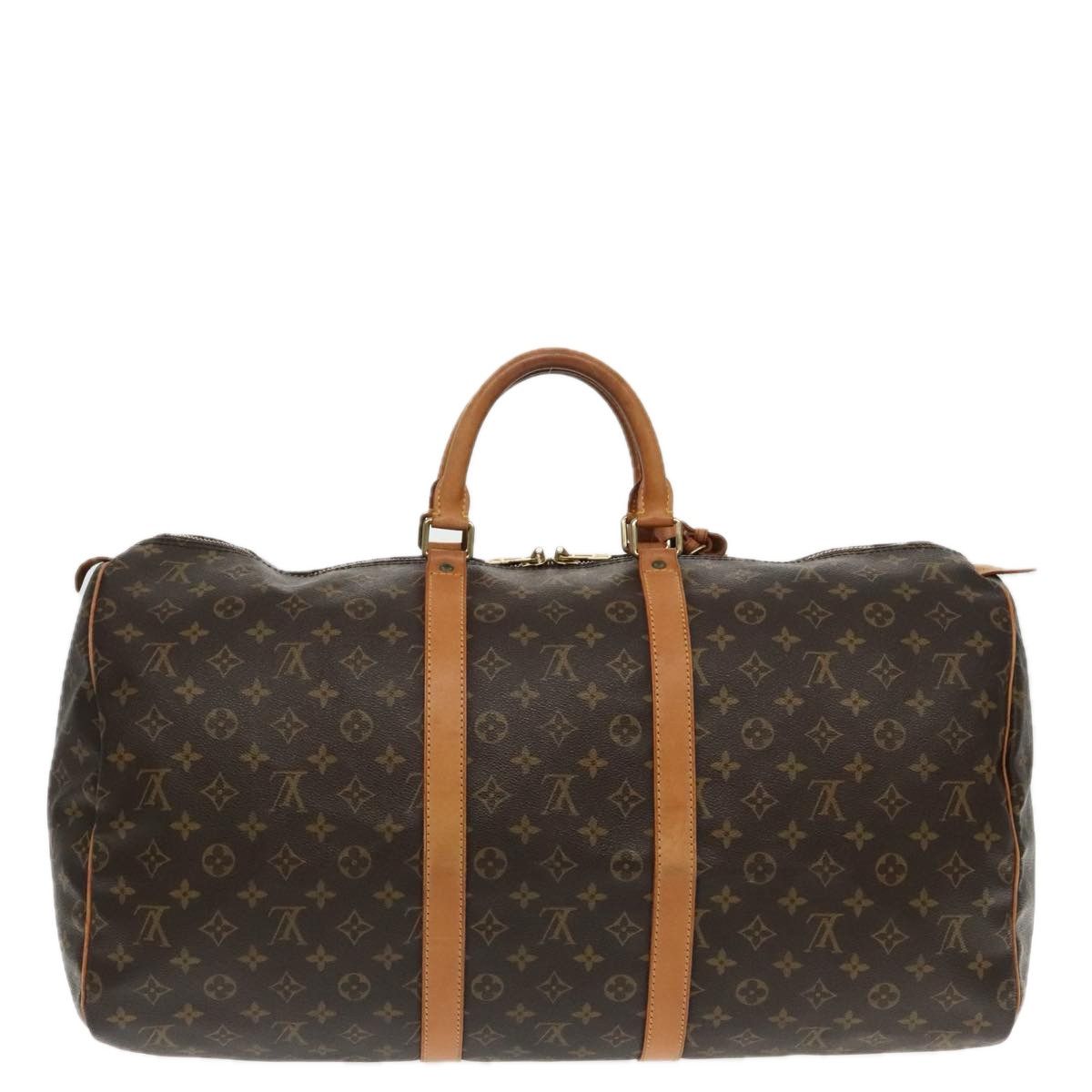 Louis Vuitton Keepall 55 Brown Canvas Travel Bag (Pre-Owned) Size ONE SIZE - 2 Thumbnail