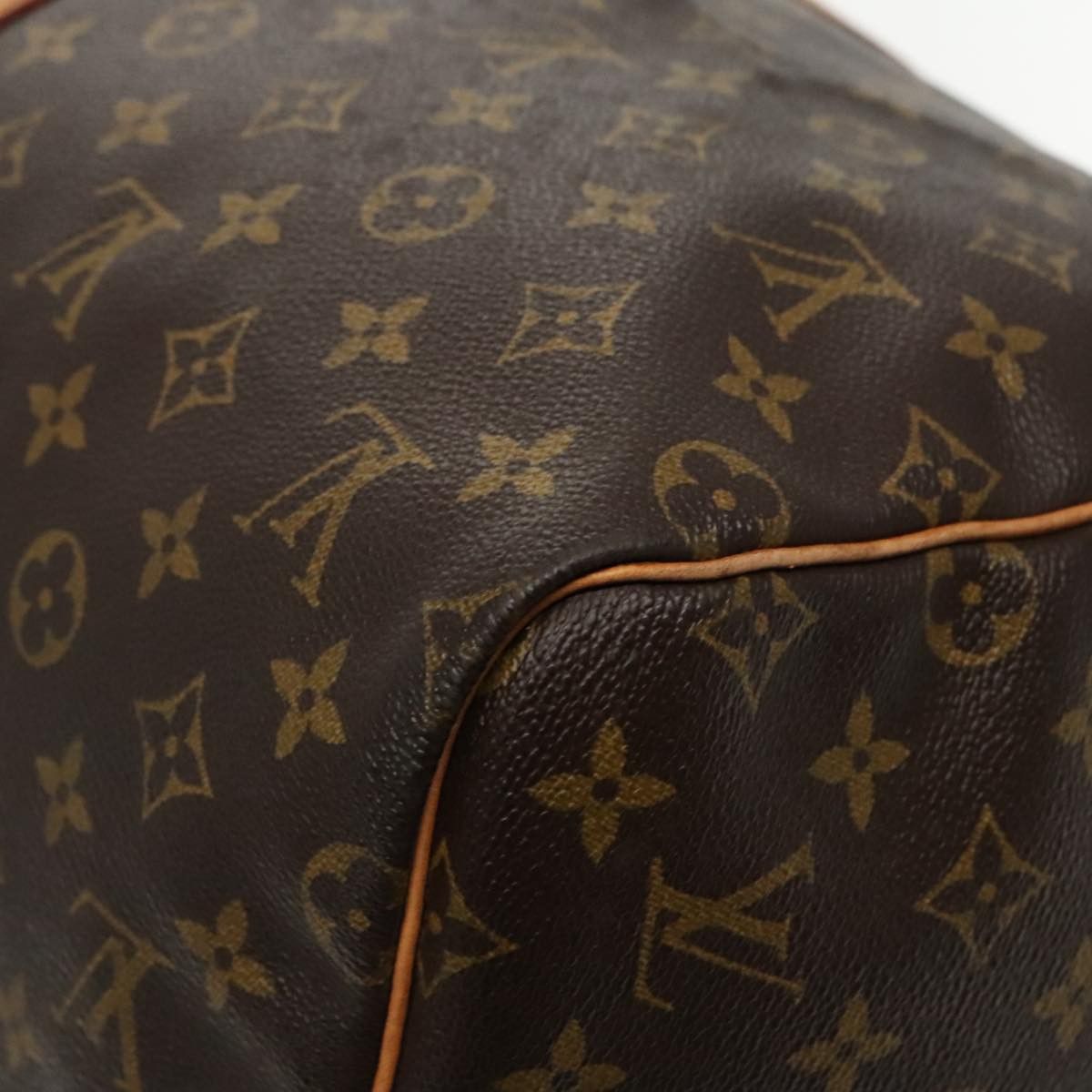 Louis Vuitton Keepall 55 Brown Canvas Travel Bag (Pre-Owned) Size ONE SIZE - 10 Thumbnail