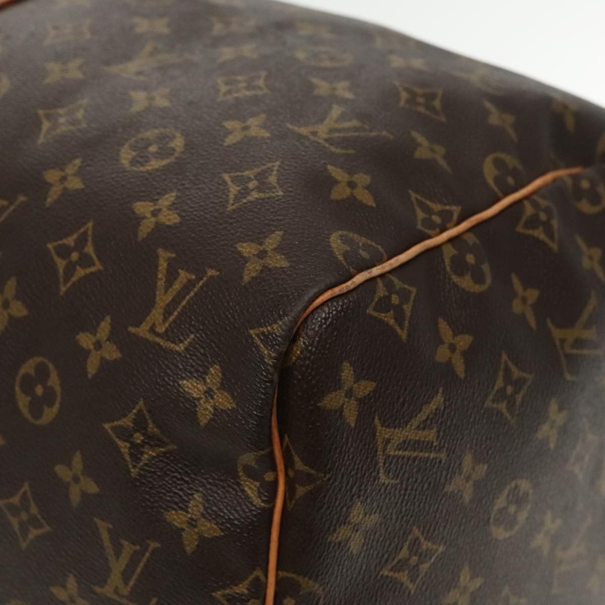Louis Vuitton Keepall 55 Brown Canvas Travel Bag (Pre-Owned) Size ONE SIZE - 8 Thumbnail