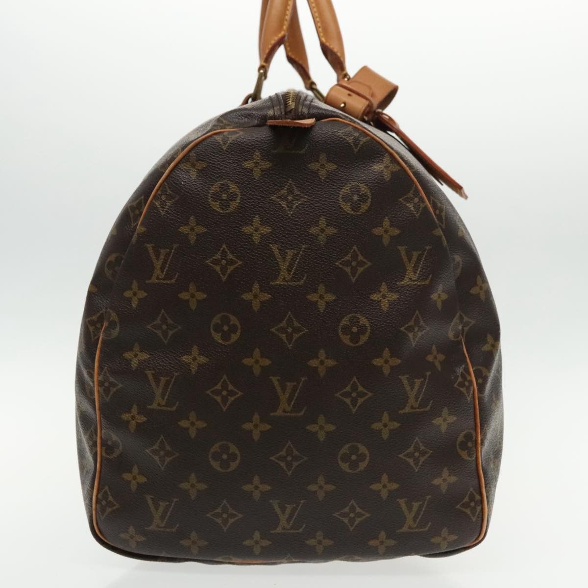 Louis Vuitton Keepall 55 Brown Canvas Travel Bag (Pre-Owned) Size ONE SIZE - 4 Thumbnail
