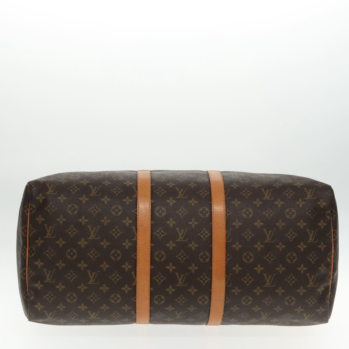 Louis Vuitton Keepall 55 Brown Canvas Travel Bag (Pre-Owned) Size ONE SIZE - 18 Thumbnail