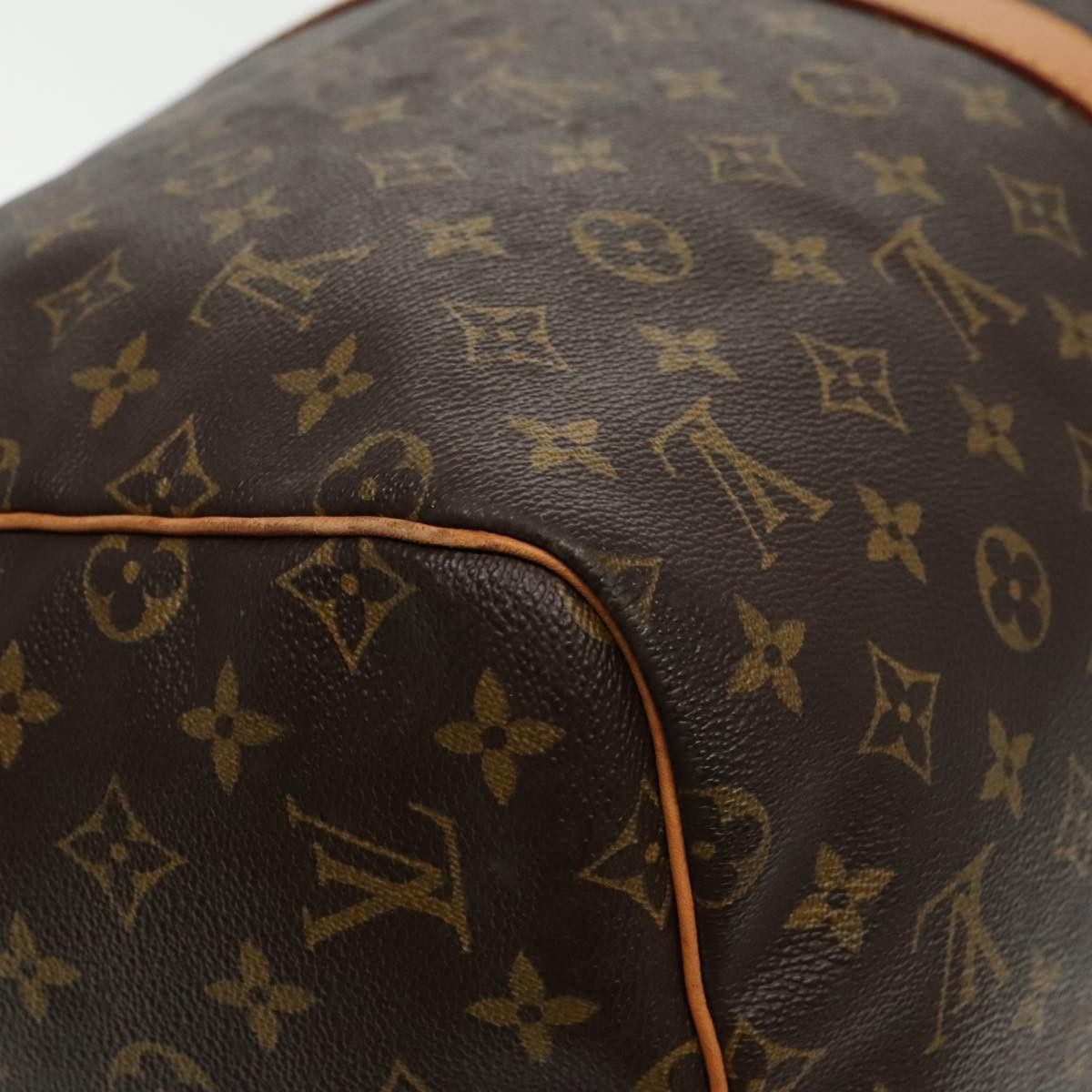 Louis Vuitton Keepall 55 Brown Canvas Travel Bag (Pre-Owned) Size ONE SIZE - 9 Thumbnail