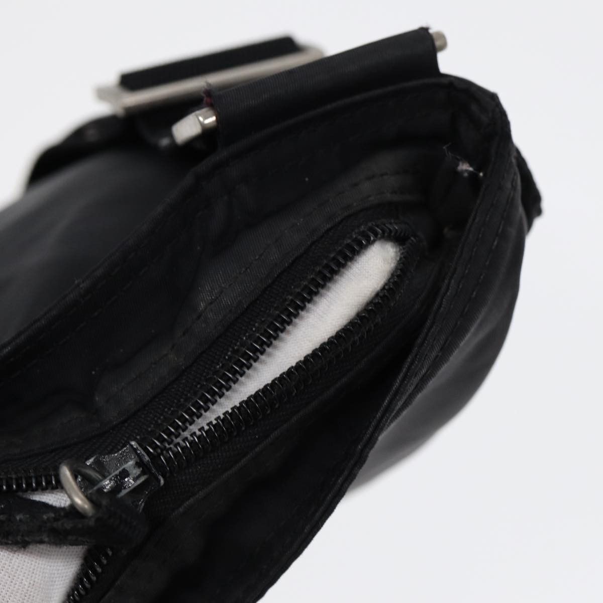 Prada Tessuto Black Synthetic Shoulder Bag (Pre-Owned) Size ONE SIZE - 11 Thumbnail
