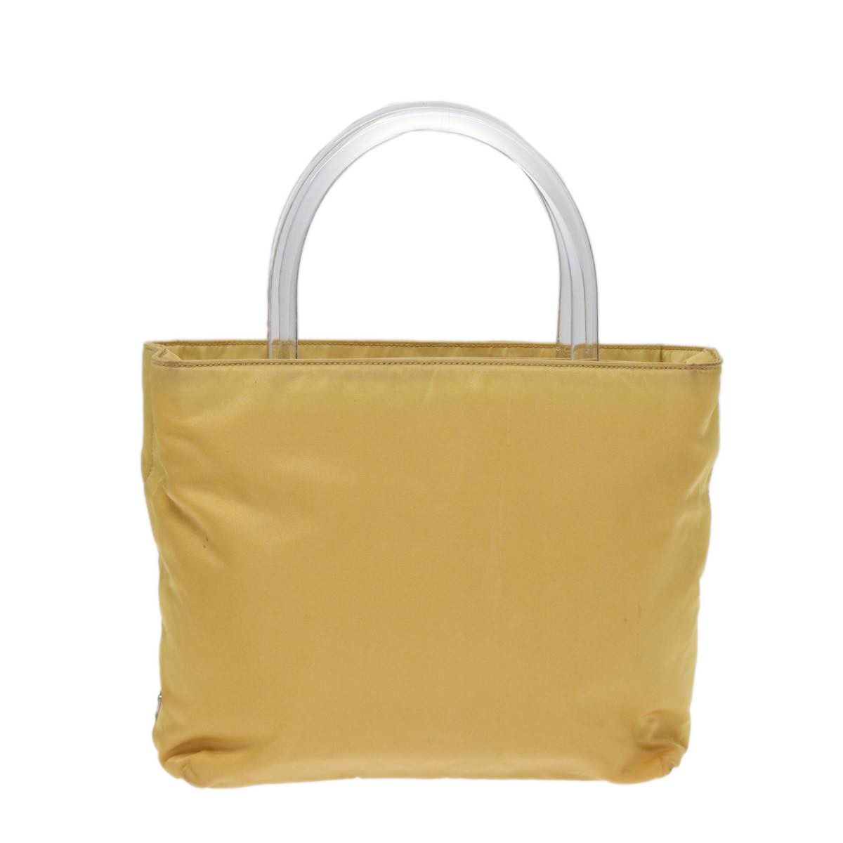 Prada Tessuto Yellow Synthetic Handbag (Pre-Owned) Size ONE SIZE - 16 Thumbnail