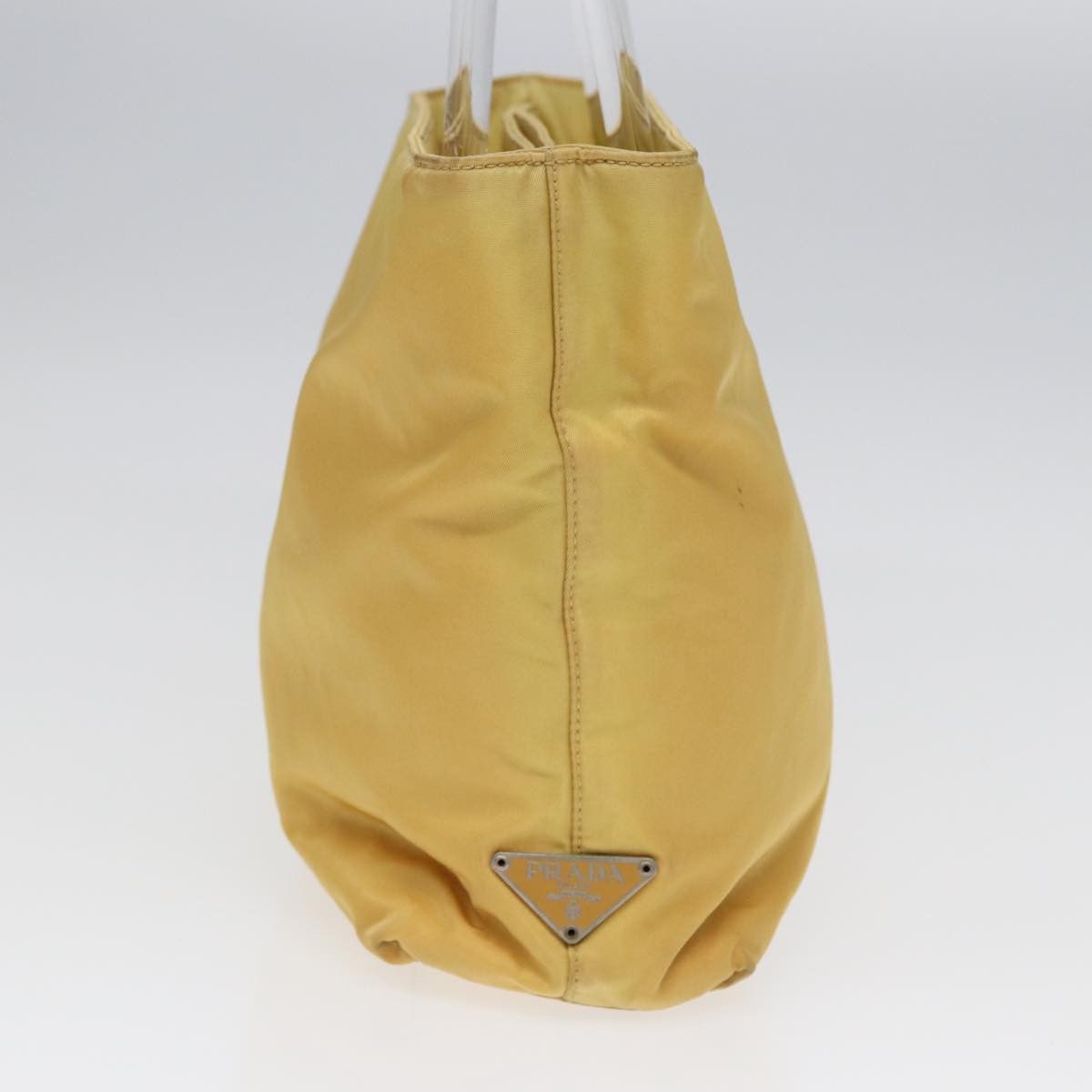 Prada Tessuto Yellow Synthetic Handbag (Pre-Owned) Size ONE SIZE - 3 Thumbnail