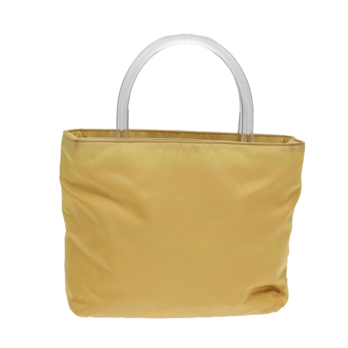 Prada Tessuto Yellow Synthetic Handbag (Pre-Owned) Size ONE SIZE - 2 Thumbnail