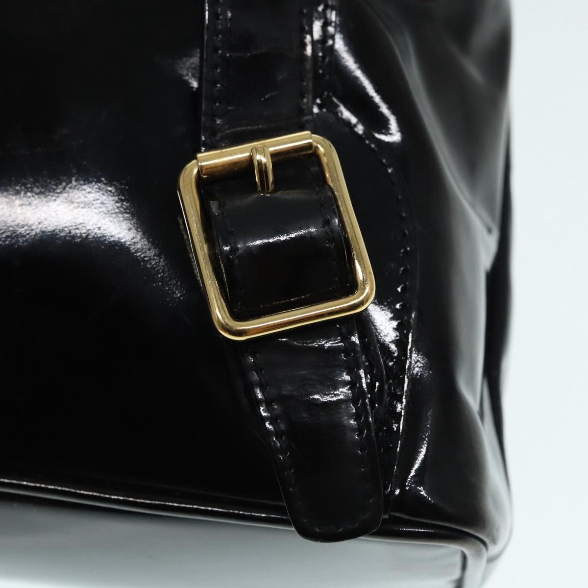 Gucci Bamboo Black Leather Backpack Bag (Pre-Owned) Size ONE SIZE - 7 Thumbnail