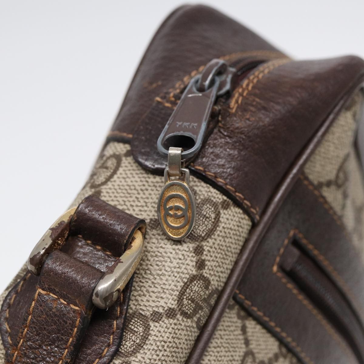 Gucci Gg Canvas Beige Canvas Shoulder Bag (Pre-Owned) Size ONE SIZE - 11 Thumbnail