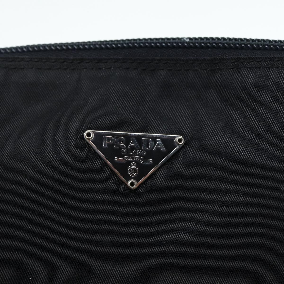 Prada Tessuto Black Synthetic Clutch Bag (Pre-Owned) Size ONE SIZE - 17 Thumbnail