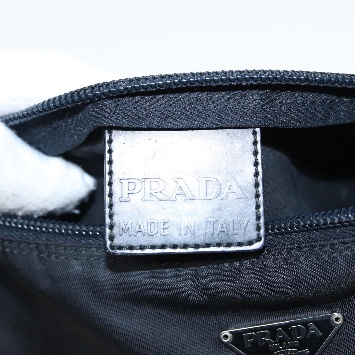 Prada Tessuto Black Synthetic Clutch Bag (Pre-Owned) Size ONE SIZE - 13 Thumbnail