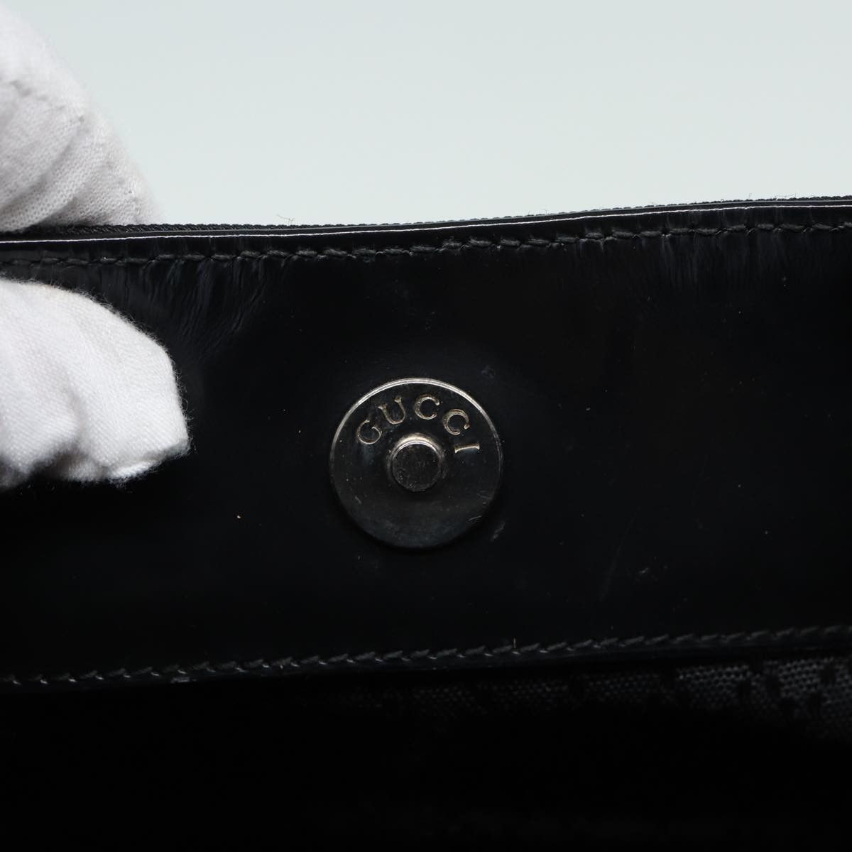 Gucci Bamboo Black Synthetic Shoulder Bag (Pre-Owned) Size ONE SIZE - 18 Thumbnail