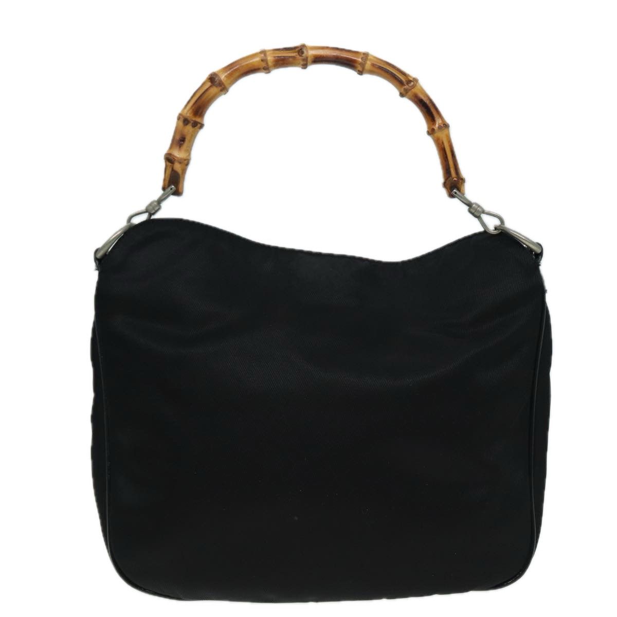 Gucci Bamboo Black Synthetic Shoulder Bag (Pre-Owned) Size ONE SIZE - 2 Thumbnail