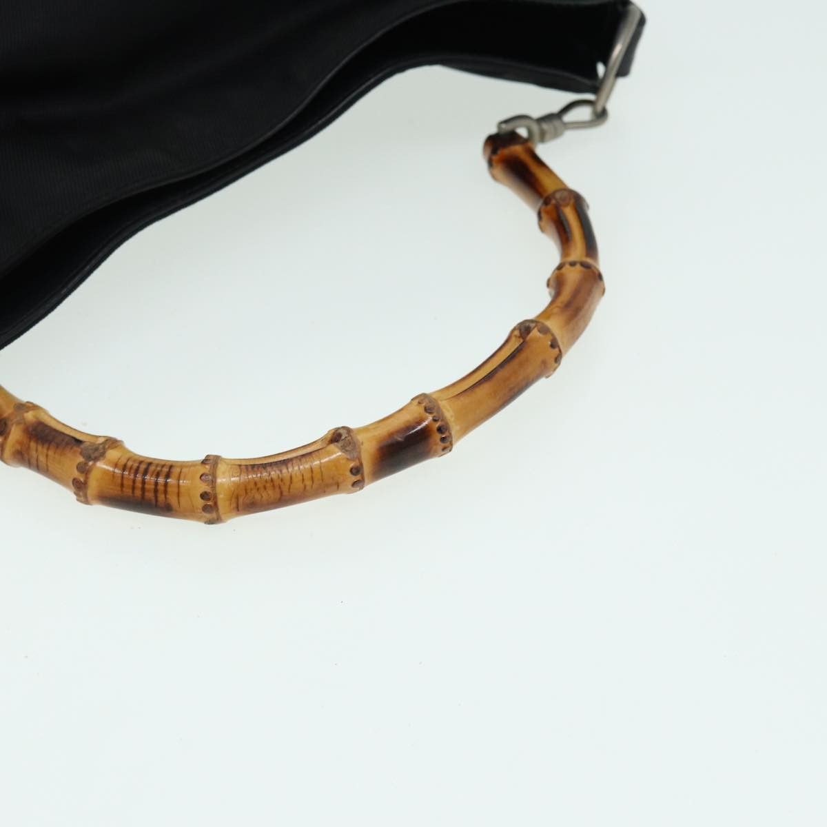 Gucci Bamboo Black Synthetic Shoulder Bag (Pre-Owned) Size ONE SIZE - 11 Thumbnail
