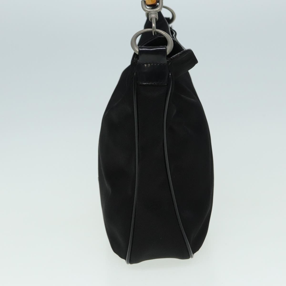 Gucci Bamboo Black Synthetic Shoulder Bag (Pre-Owned) Size ONE SIZE - 9 Thumbnail