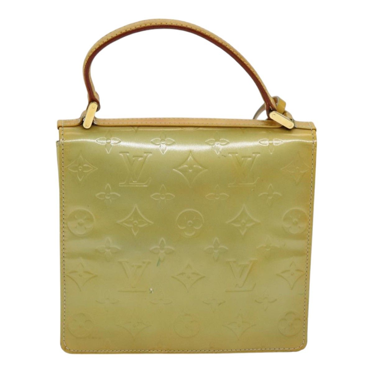 Louis Vuitton Spring Street Yellow Patent Leather Handbag (Pre-Owned) Size ONE SIZE - 2 Thumbnail