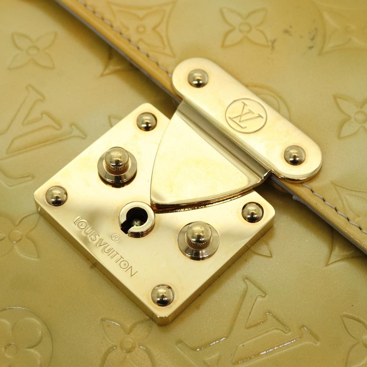 Louis Vuitton Spring Street Yellow Patent Leather Handbag (Pre-Owned) Size ONE SIZE - 19 Thumbnail