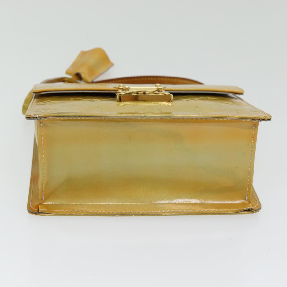 Louis Vuitton Spring Street Yellow Patent Leather Handbag (Pre-Owned) Size ONE SIZE - 3 Thumbnail