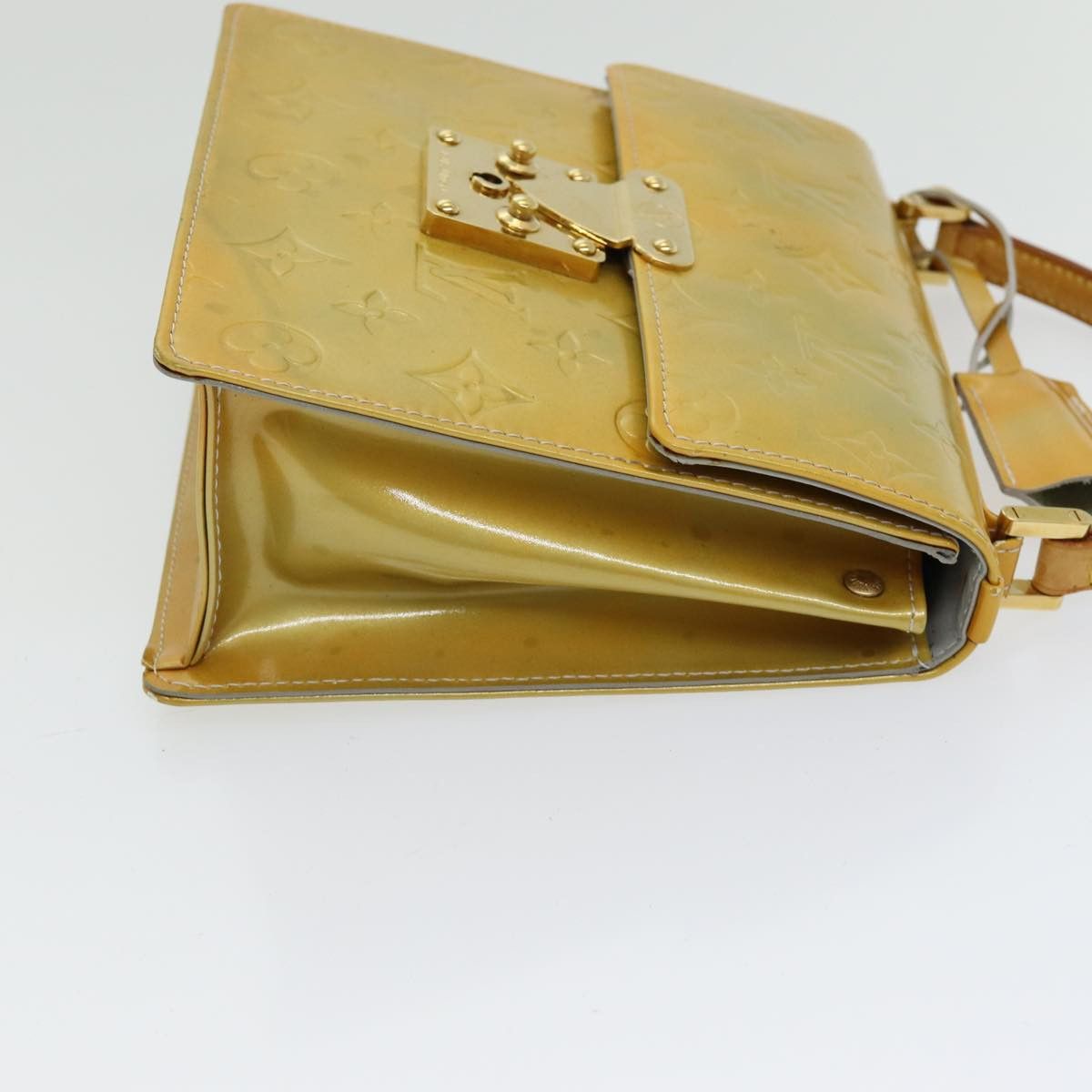 Louis Vuitton Spring Street Yellow Patent Leather Handbag (Pre-Owned) Size ONE SIZE - 10 Thumbnail