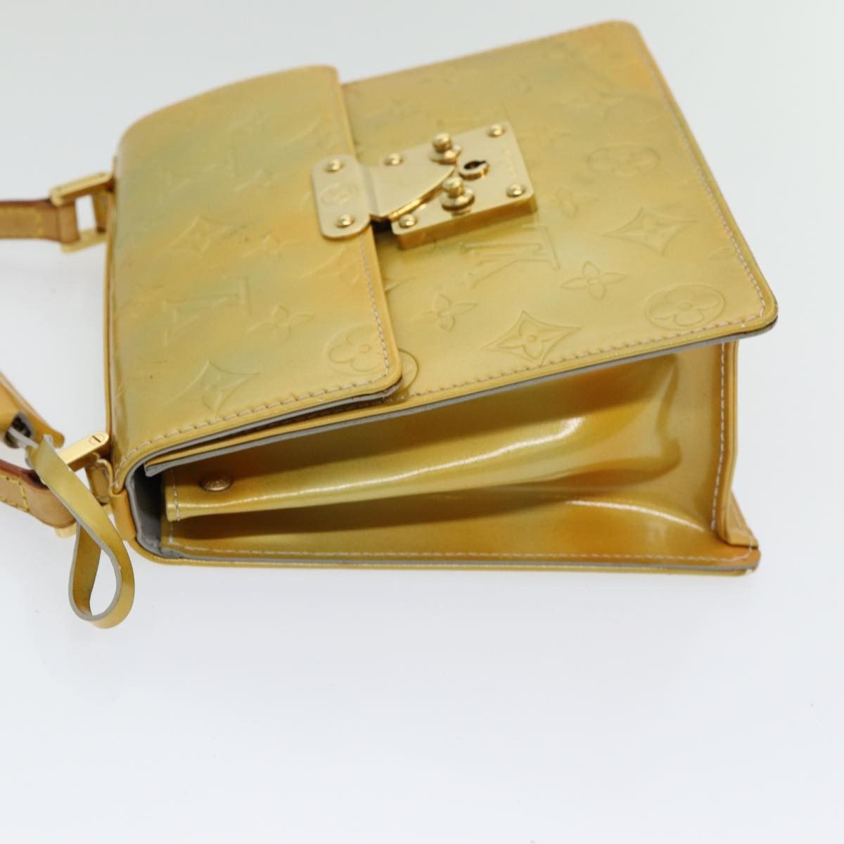 Louis Vuitton Spring Street Yellow Patent Leather Handbag (Pre-Owned) Size ONE SIZE - 11 Thumbnail