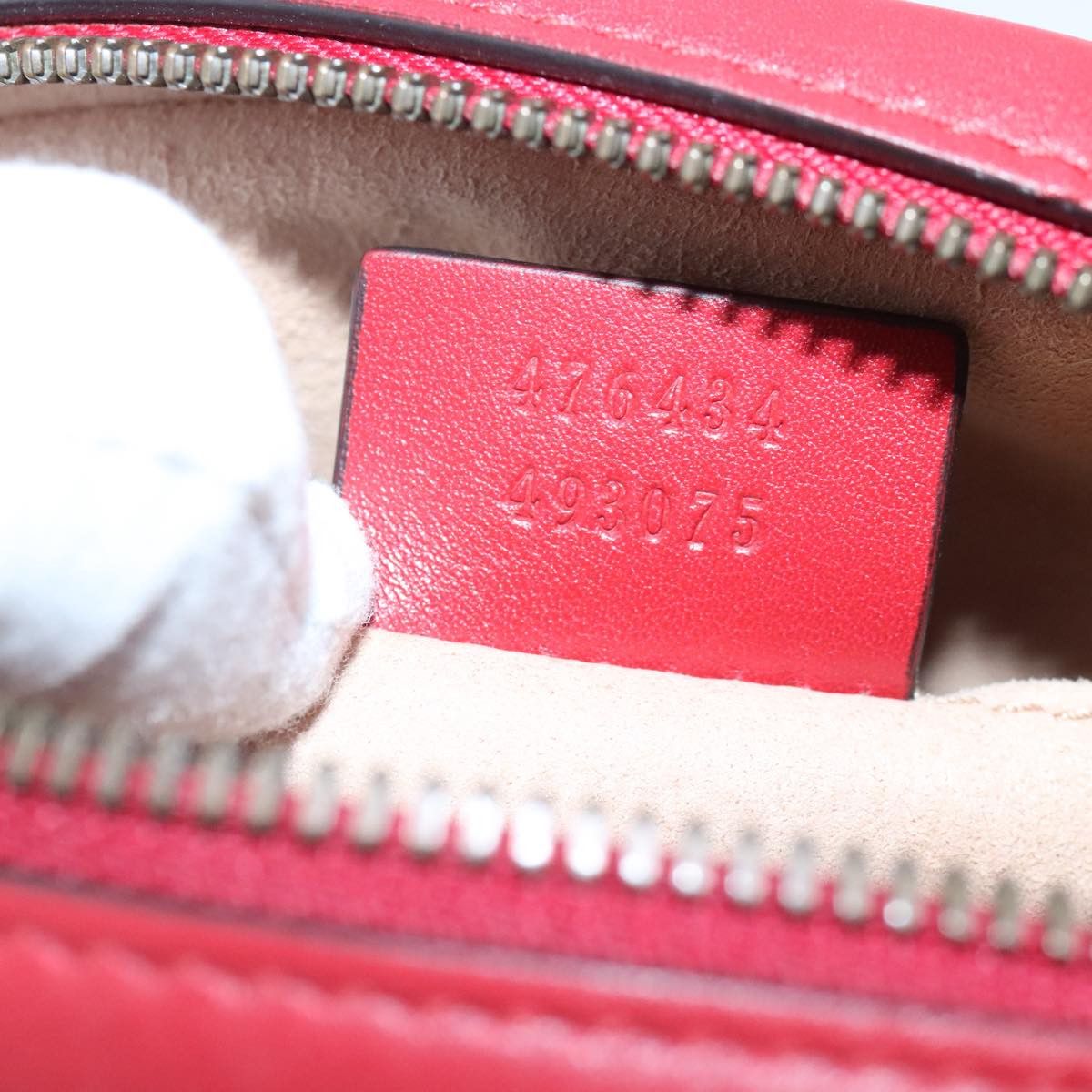 Gucci Gg Marmont Red Leather Shoulder Bag (Pre-Owned) Size ONE SIZE - 13 Thumbnail
