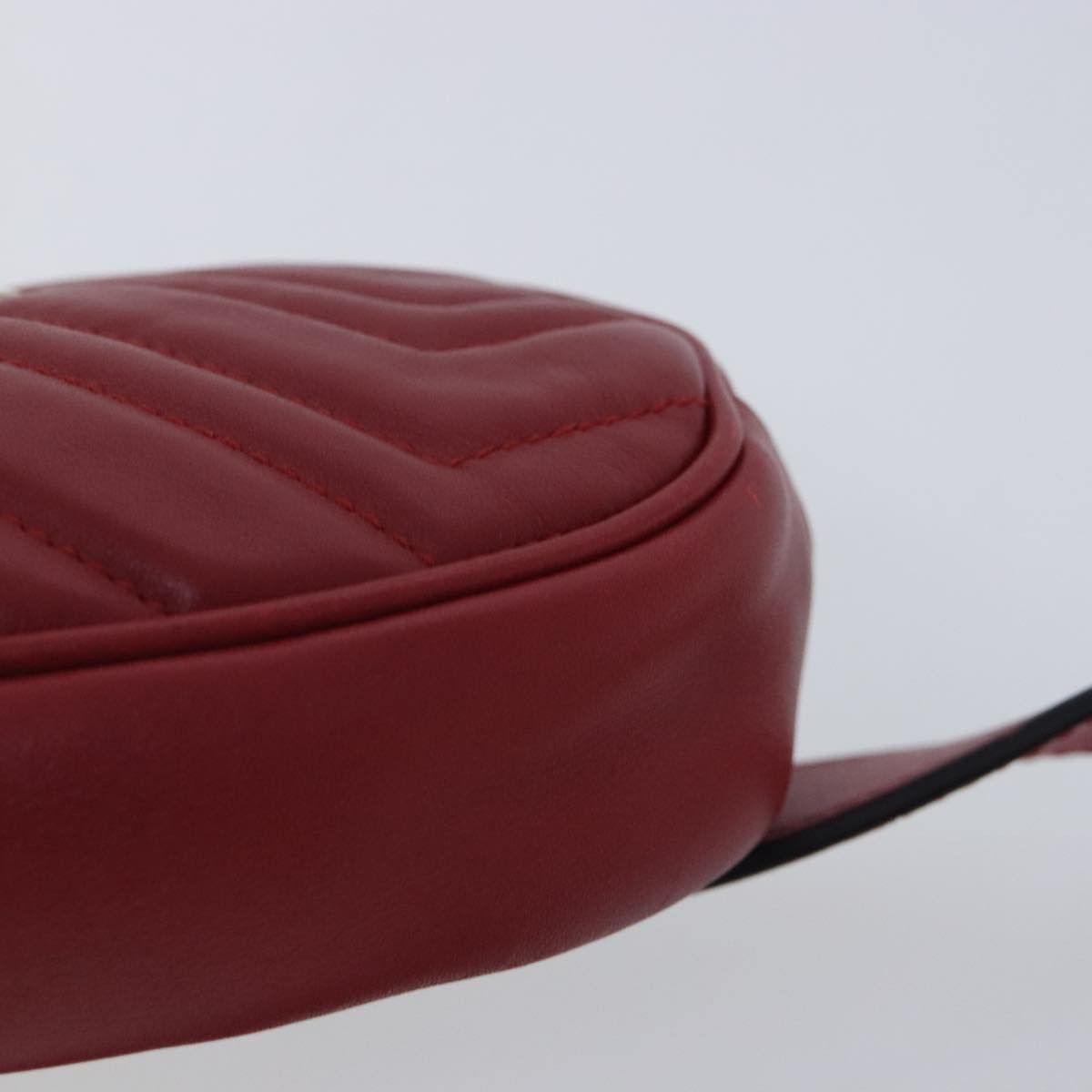 Gucci Gg Marmont Red Leather Shoulder Bag (Pre-Owned) Size ONE SIZE - 10 Thumbnail