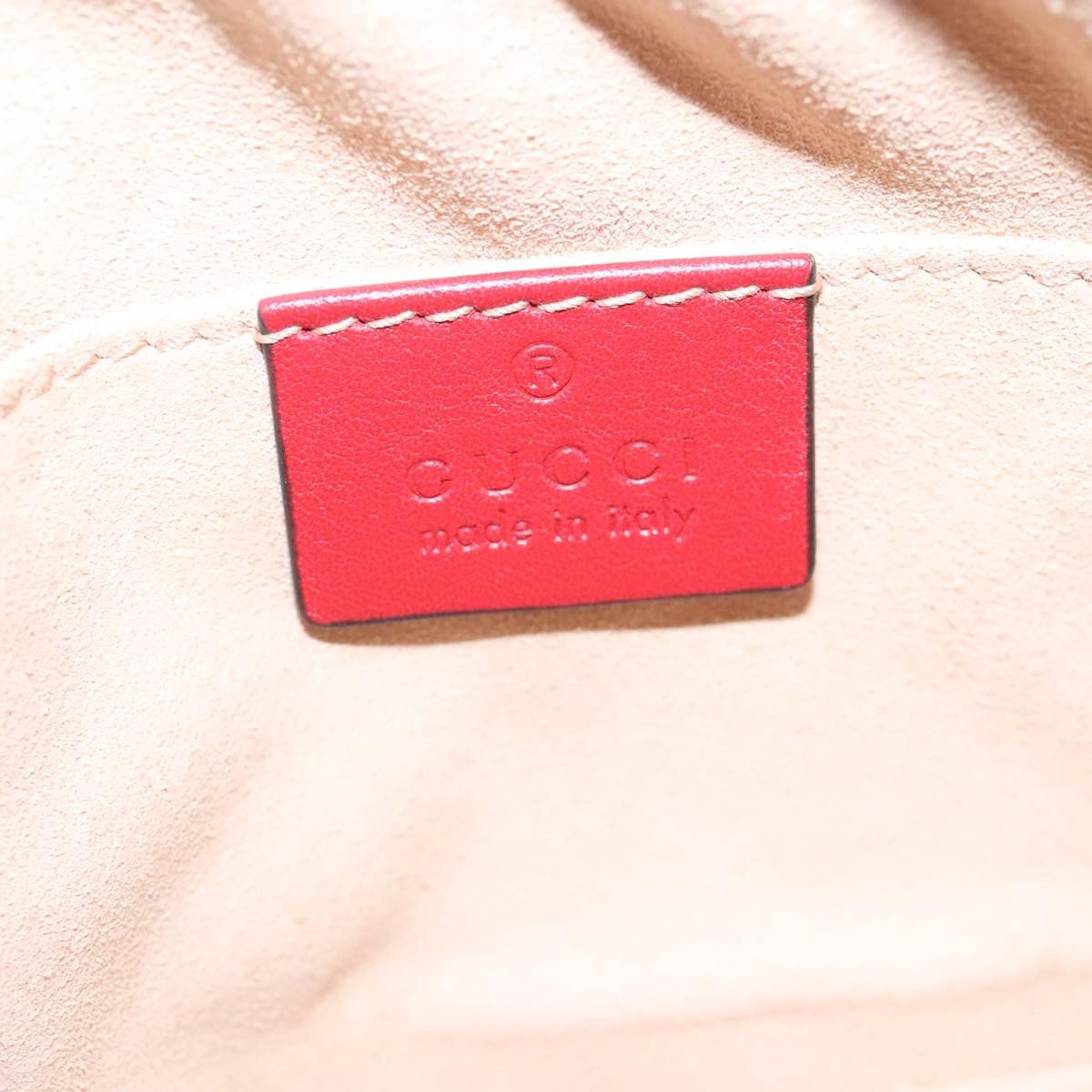 Gucci Gg Marmont Red Leather Shoulder Bag (Pre-Owned) Size ONE SIZE - 14 Thumbnail