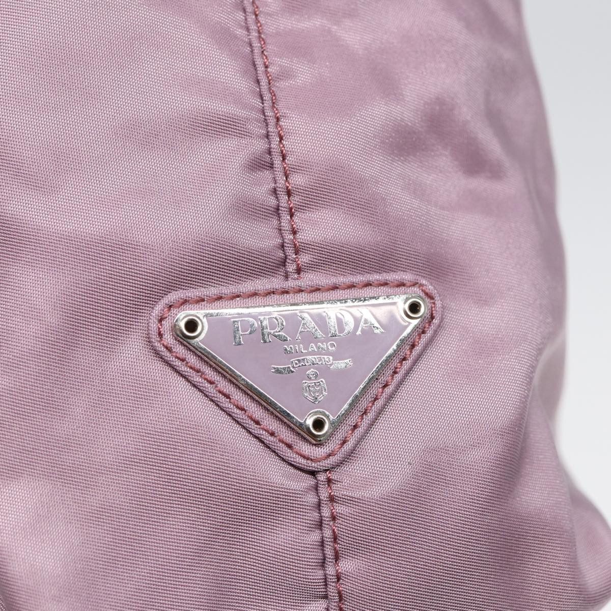 Prada Tessuto Pink Synthetic Handbag (Pre-Owned) Size ONE SIZE - 19 Thumbnail