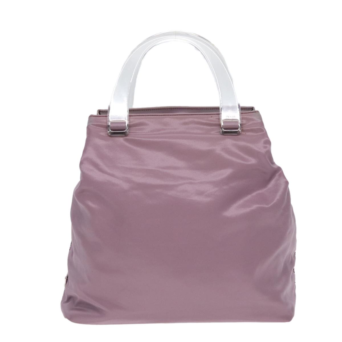 Prada Tessuto Pink Synthetic Handbag (Pre-Owned) Size ONE SIZE - 13 Thumbnail
