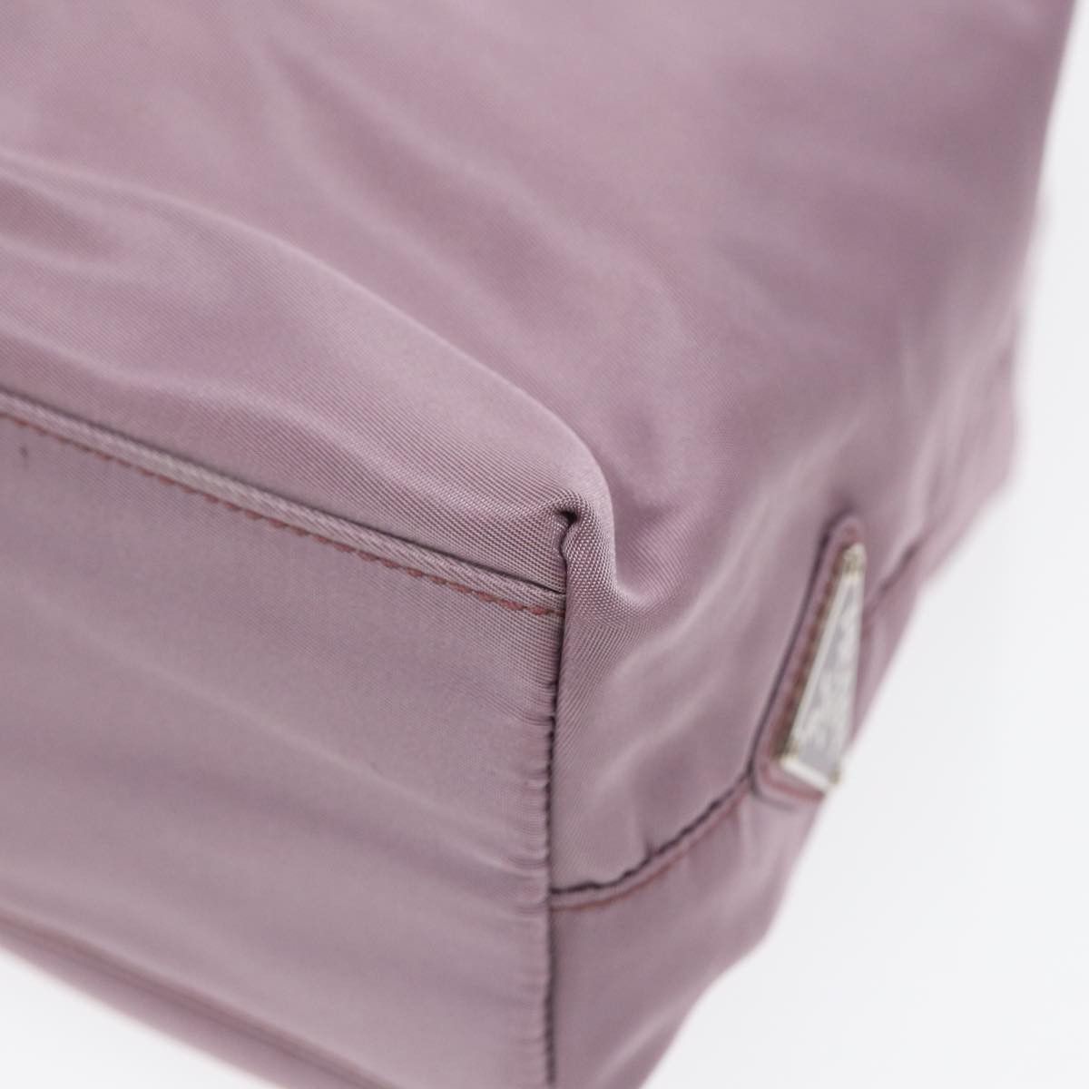 Prada Tessuto Pink Synthetic Handbag (Pre-Owned) Size ONE SIZE - 17 Thumbnail